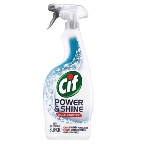 Cif Power And Shine Anti Bacterial Multi Purpose Bleach Spray 700 Ml