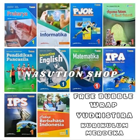 Jual Buku Kelas 1 7 Vll Smp Yudhistira Kurikulum Merdeka Matematika Ipa Ips Pancasila Agama