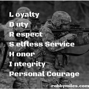 ldrship army values