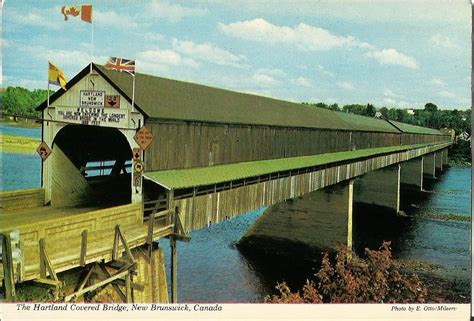 The Hartland Covered Bridge New Brunswick Canada The Longest Covered