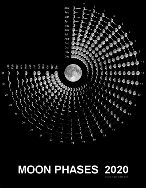 Moon Phase Calendar Yearly 2024 Latest Perfect Popular Famous Lunar