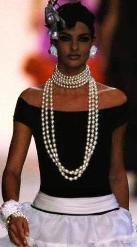 Linda Evangelista For Chanel Haute Couture 1991 Fashion Linda