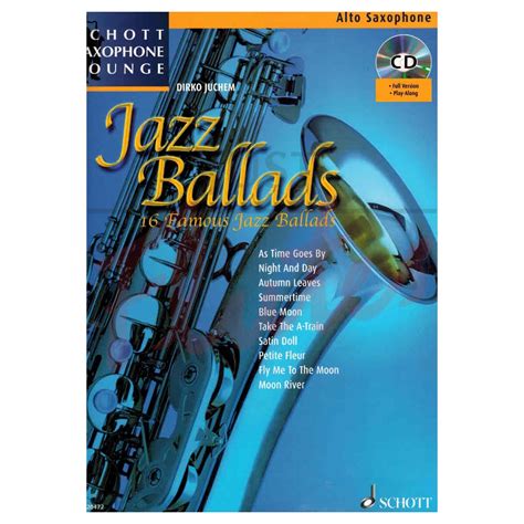 Jazz Ballads [alto Saxophone] With Accompanying Cd Just Flutes