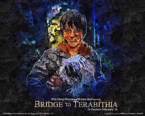 Bridge To Terabithia Movie Poster Jess Aarons Josh Hutcherson Painting