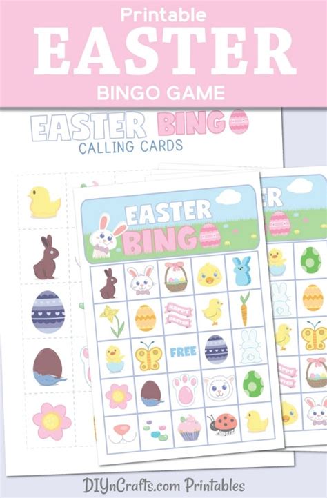 Free Printable Easter Bingo