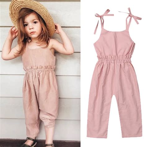 Toddler Kid Baby Girl Free Shopping Clothes Summer Strap Ruffle Cotton