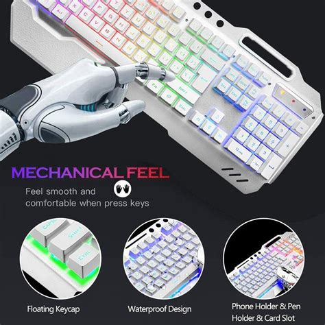 Rgb K680 Wireless Gaming Mechanical Keyboard And Mouse Set For Pc Xbox