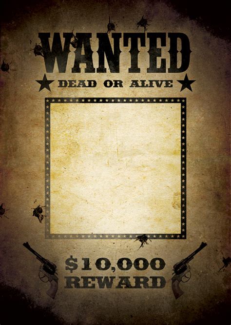 wanted poster template  poster templates backgrounds