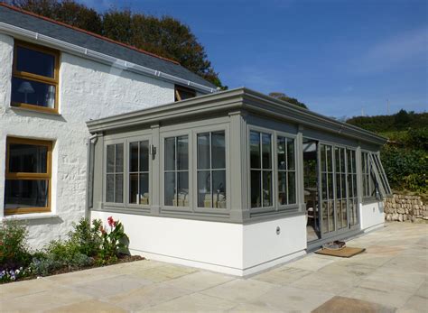 Painted Upvc Orangery By Philip Whear Windows And Conservatories