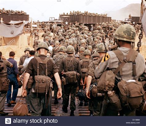 1960s 1965 Arrival Of Us Army Soldiers In Vietnam 1st