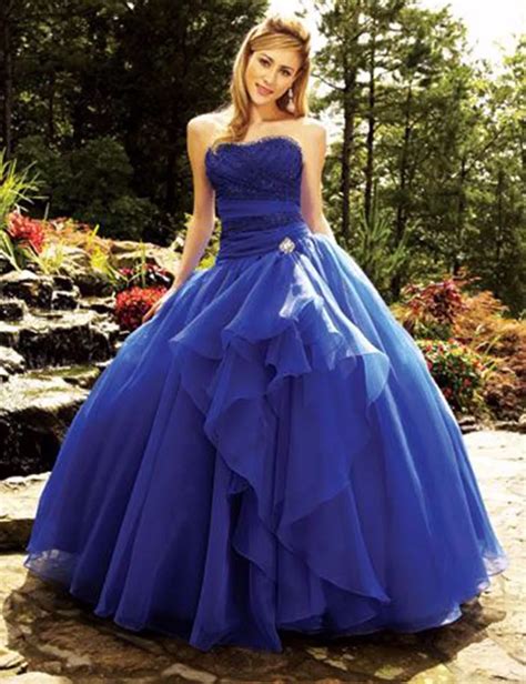 Buy 2016 Royal Blue Ball Gowns Cheap Quinceanera