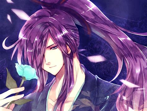 Anime Boys With Long Purple Hair