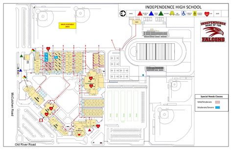 Independence High School Campus Map Map