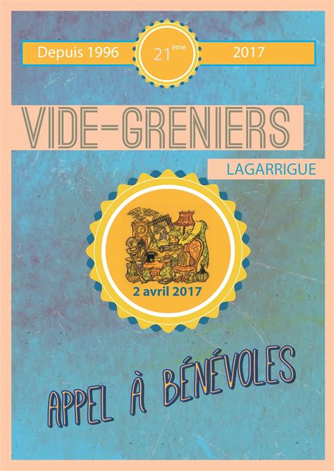 Calaméo Brochure Vide Greniers De Lagarrigue 2017 Appel Bénévoles