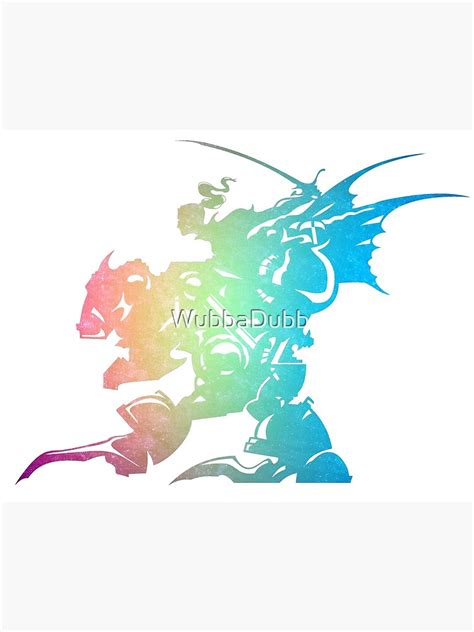 Final Fantasy Final Fantasy Vi Rainbow Logo Photographic Print For