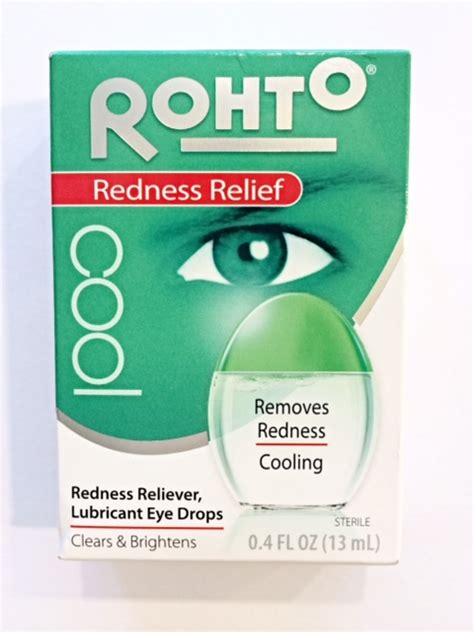 Rohto Redness Relief Eye Drops Beautybyfrieda