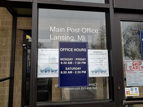 Last Minute Lansing Post Office Info For Christmas