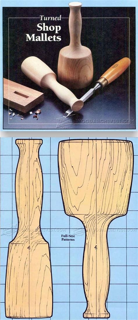 Wooden Mallet Plans Hand Tools Tips And Techniques Woodarchivist
