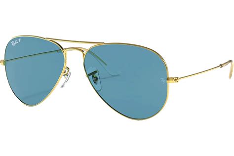 Ray Ban Aviator Sunglasses Matte Gold Blue Mirror Rb3025 Men S Gb
