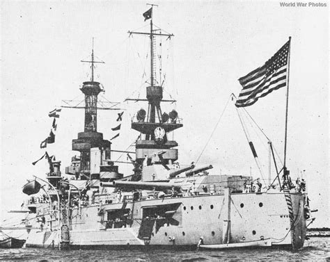 Battleship Uss Wyoming Stern World War Photos
