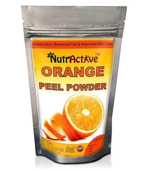 Nutractive Orange Peel Powder For Skin Whitening Facial Kit Gm Buy