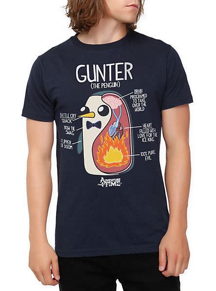 Adventure Time Gunter Diagram T Shirt Hot Topic
