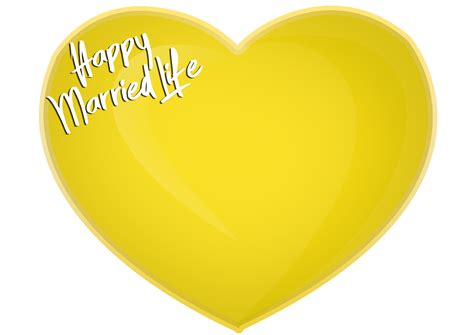 #heart#yellow #marriage #lifestyle Happy Married Life, Photo Heart
