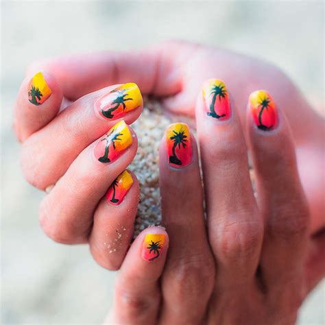 30 awesome tropical nails designs to make your summer rock