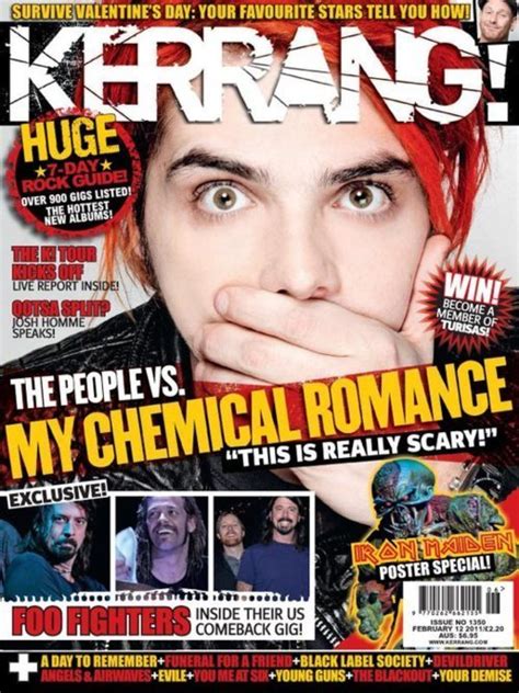 My Chemical Romance Kerrang Cover February 12 2011 My Chemical