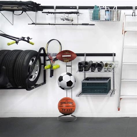Best Garage Sports Storage And Sports Organizers Balls Skis Golf