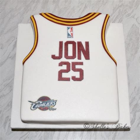 Cleveland Cavaliers Basketball Jersey Cake Sport Cakes Sports Themed Cakes Basketball Cake