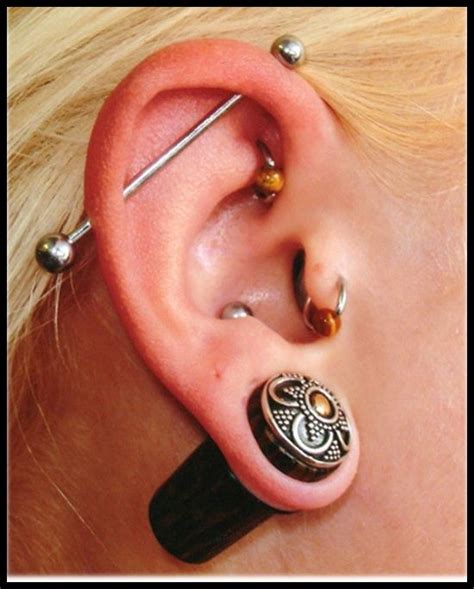 40 Crazy And Cute Pictures Of Ear Piercings Looks
