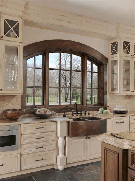 White kitchen cabinets are a good strategy when the kitchen is not too large or is part of an open floor plan. 56 Very Popular Rustic Kitchen Cabinet Design Ideas ...