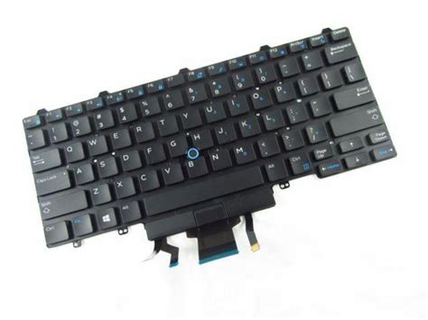 New For Dell Latitude E7450 Keyboard Backlit Us No Frame