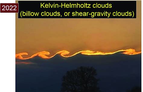 Kelvin Helmholtz Clouds Look Like Ocean Waves Photo Taken On M South