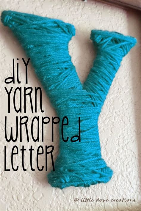 Diy Yarn Wrapped Letters Yarn Diy Yarn Wrapped Letters Yarns Wraps