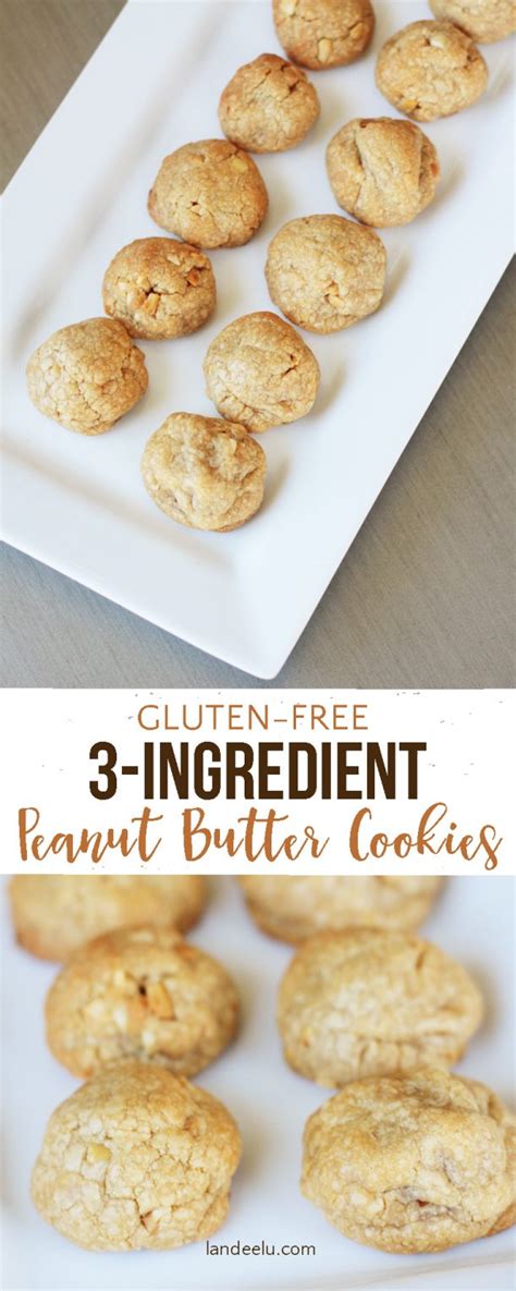 Crunchy vegan cookies to snack on and ready in 20 minutes. 3-Ingredient Peanut Butter Cookies (Gluten Free ...