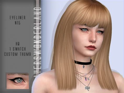 Eyeliner N15 By Playerswonderland At Tsr Sims 4 Updates