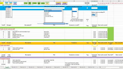9 Action Tracker Template Excel Template Free Download