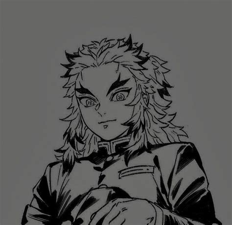 Rengoku Kyojuro Anime Icon Pfp Manga Panel Demon Slayer Dark Anime