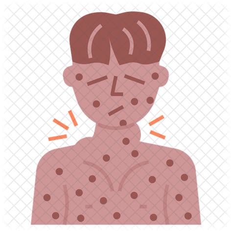Swollen Lymph Nodes Icon Download In Flat Style
