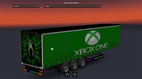 Xbox 1 Trailer 122 Mod Euro Truck Simulator 2 Mods American Truck