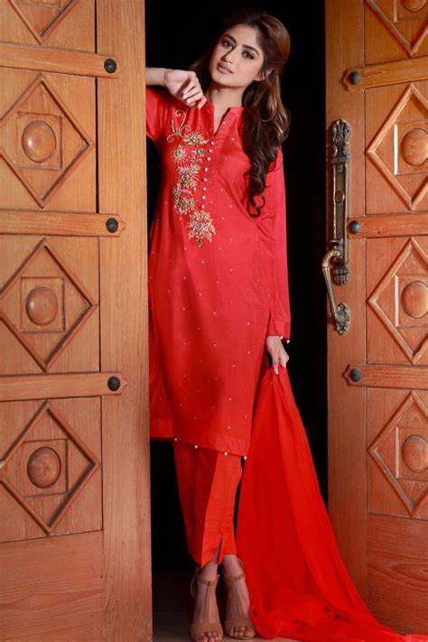 Pak Couture Agha Noor Ft Sajjal Ali Casual Dresses Pakistani Dress