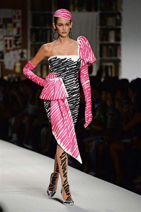 Kaia Gerber Walks The Runway For Moschino Fashion Show Summerspring