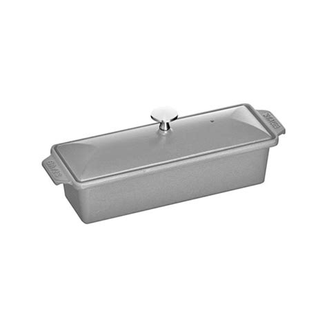 Staub terrine cast iron, large 1,45l 30x11cm. Vas Terrine 30x11 cm, Graphite Grey - Staub | KitchenShop