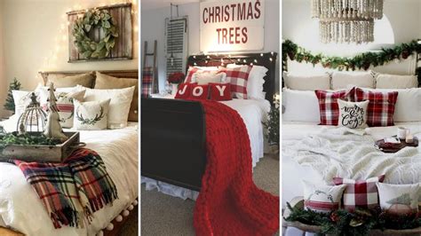 Diy Farmhouse Style Christmas Guest Bedroom Decor Ideas
