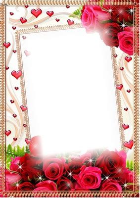 Utilisez notre éditeur de cadres photo pour créer des cadres personnalisés pour vos photos. Photo montage cadre romantique - Pixiz