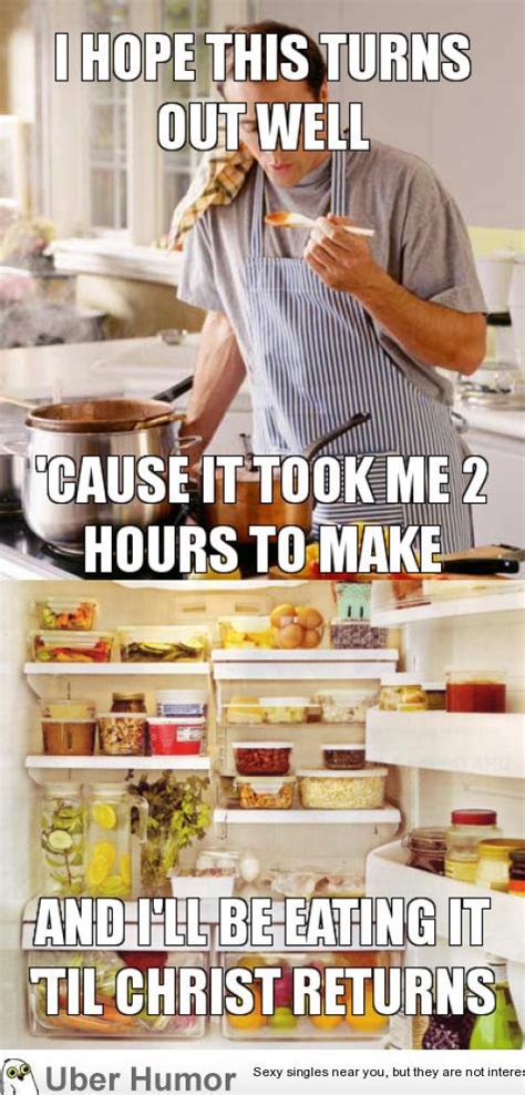 As A Single Guy Trying Out A New Recipe Funny Pictures Quotes Pics
