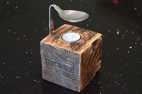Cute And Rustic Wax Melt Burner From The Etsy Shop Thewoodfactoryuk