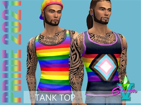 Simmiev Pride21 Tank Top The Sims 4 Catalog